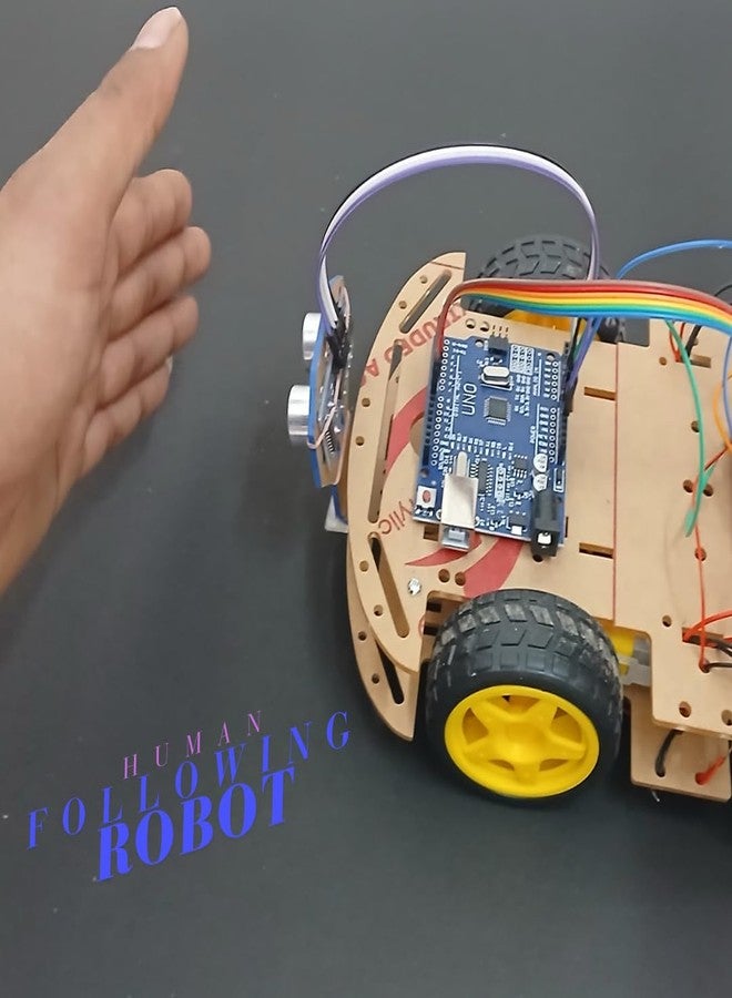 ROBOINNOVATION || All-in-One 4WD kit Line Follower || Obstacle Avoiding|| Edge Detector || Bluetooth Remote Control || Light Following Robot kit with Online Guide - Image 4